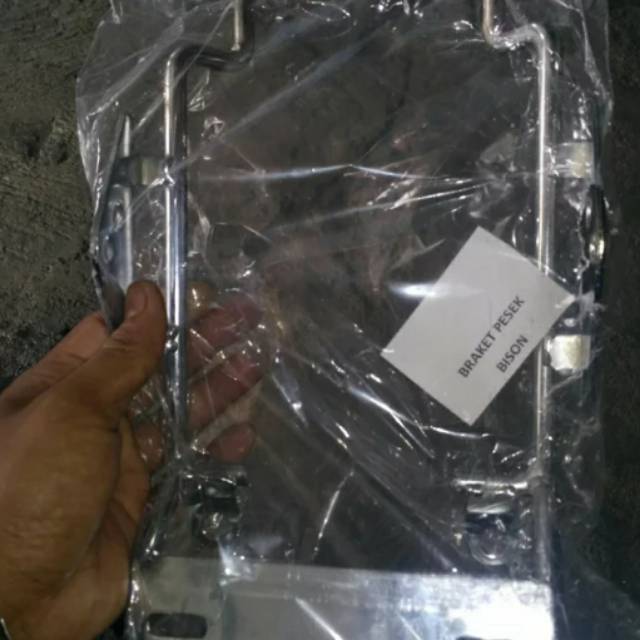 braket dudukan lampu pesek yamaha byson vixion cb