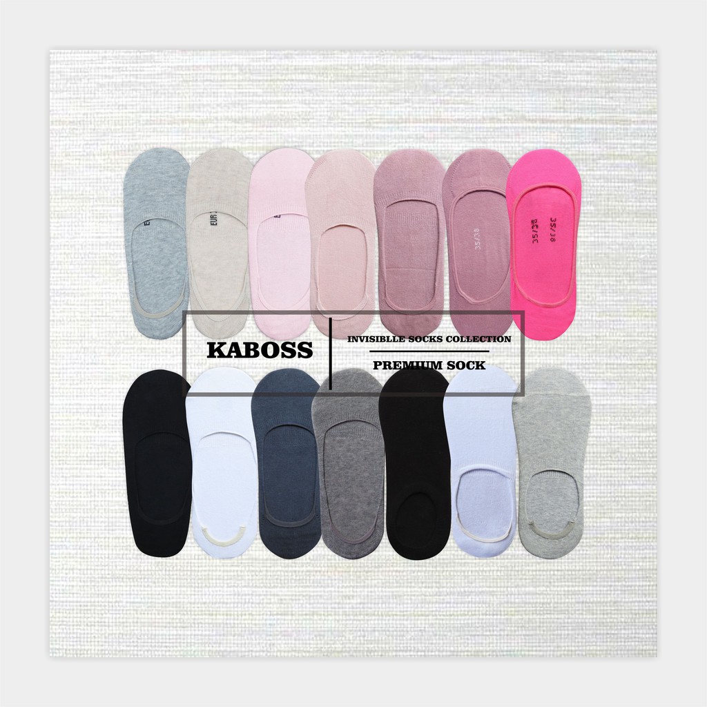 Kaboss Kaos Kaki Pendek Hidden Socks / Balet/ Invisible Socks 2