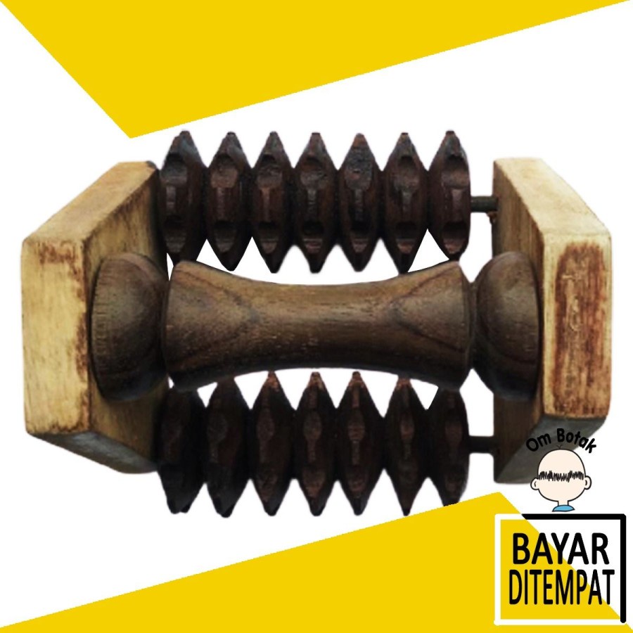 Alat Pijat Kayu Sonokeling Roll Punggung / Alat Pijat Refleksi