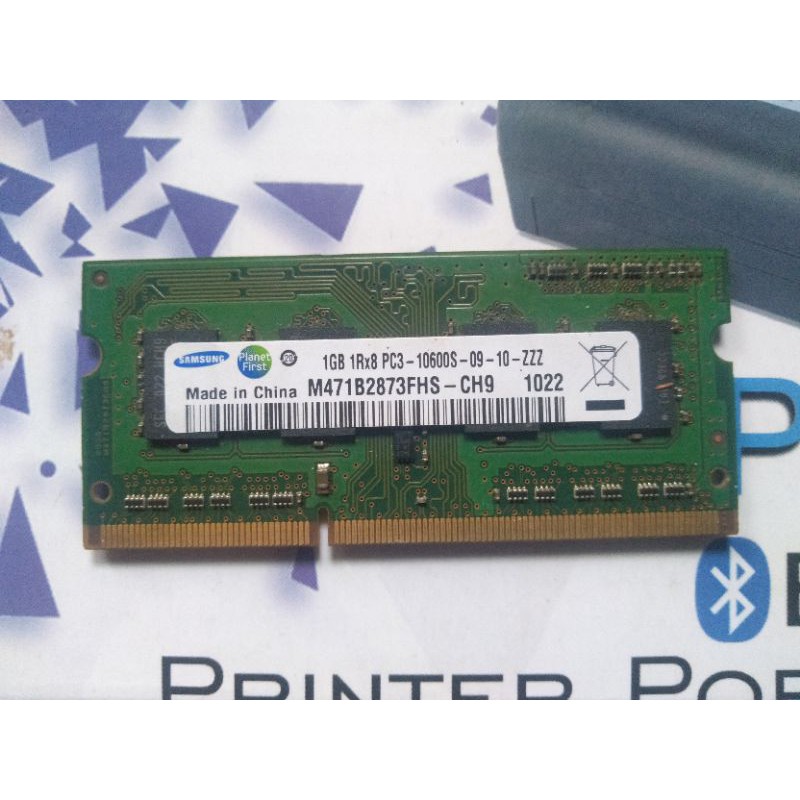 RAM laptop Merk Samsung 1GB DDR3