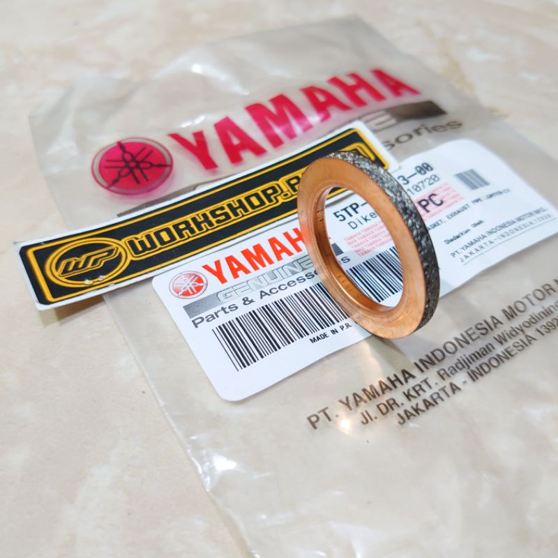 paking 5TP gasket leher leheran kenalpot knalpot Vega R Crypton Jupiter Z 110 Old New Burhan 115 Ori