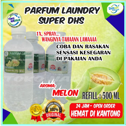 (COD) PARFUM LAUNDRY MURAH 500 ML- MELON SUPER HDS – PELICIN DAN PEWANGI PAKAIAN WANGINYA TAHAN LAMA