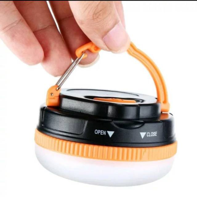 Lampu Tenda Kemah Model Bakpau` Lentera Darurat` Bakpao Lamp Bapau Bapao