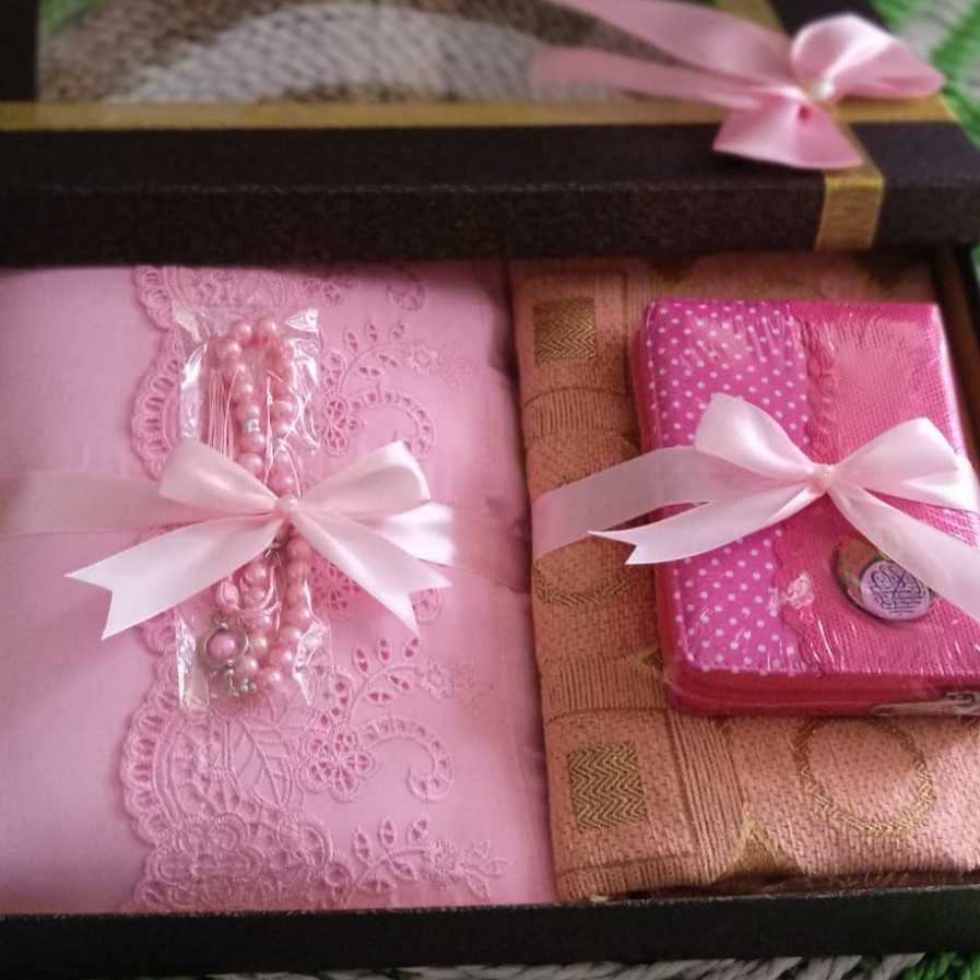 BEST PRODUK Paket Seserahan Alat Sholat Hampers Mukena Hantaran Nikah MaharGiftBox / seserahan muken