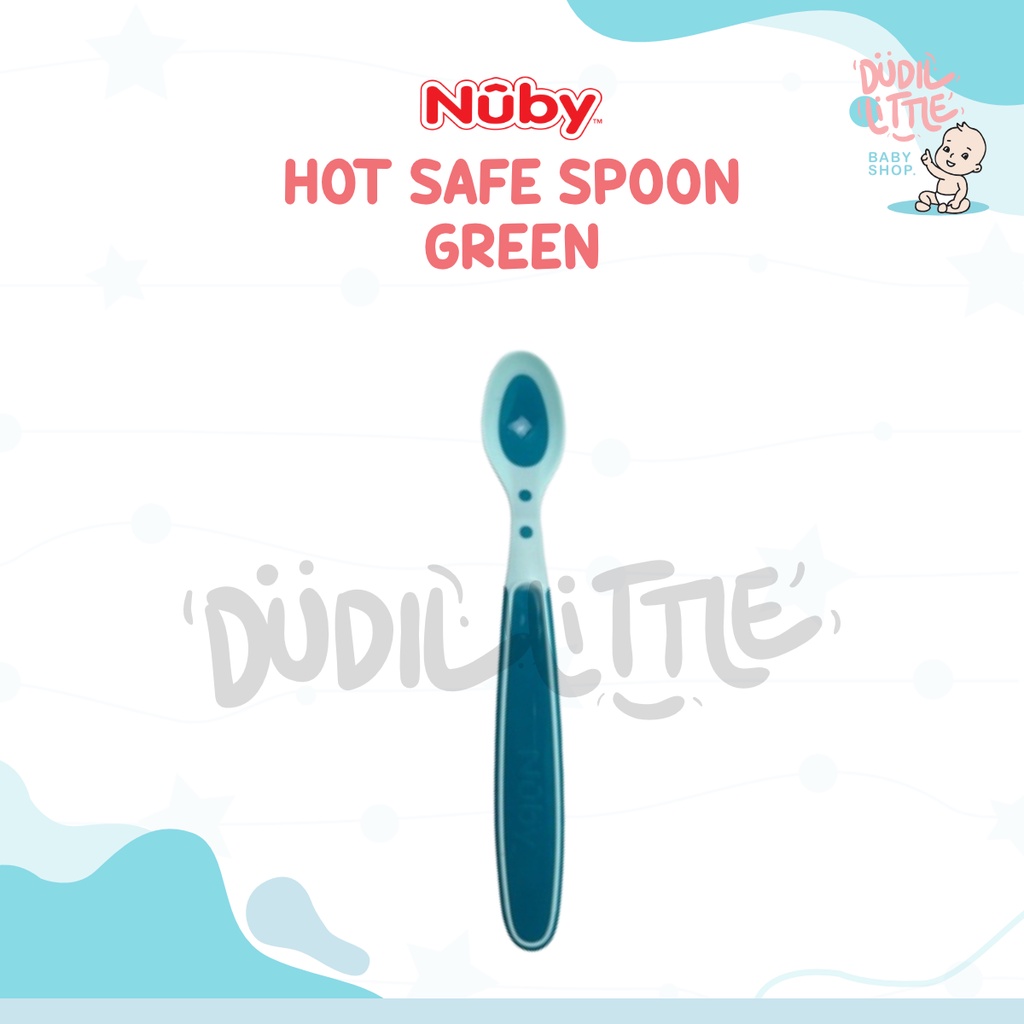 SENDOK NUBY HOT SAFE SOFT SPOONS PENDETEKSI SUHU 4m+ SATUAN 1PCS COD