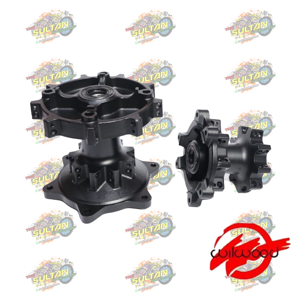 TROMOL DEPAN BELAKANG CRF 150 L DEPAN HOLE 36 BELAKANG HOLE 32 DOUBLE BEARING WILWOOD