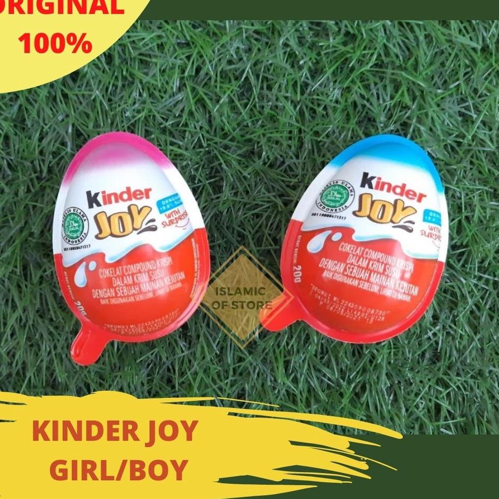 

F-IUU ☛ KINDER JOY CHOCOLATE / COKLAT KINDERJOY BOY/ GIRL 20 GR HALAL MUI ||kekinian