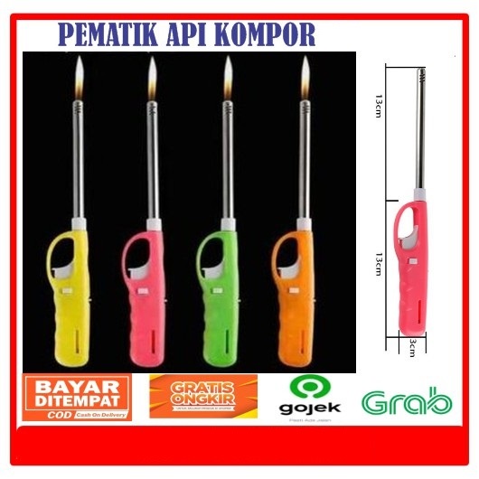 Korek Api Gas - Alat Pematik Api Kompor Lilin