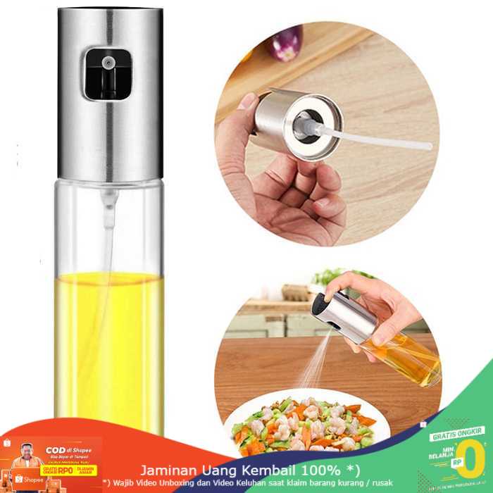 (BISA COD) RVOSTR  Botol Minyak Spray Olive Oil BBQ Food 100ml - HEA-1075