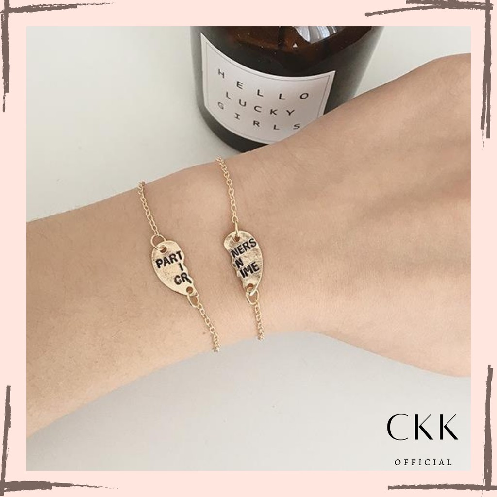 ➰CKK➰ Gelang/Bangle Couple Love FA94 model rantai kekinian