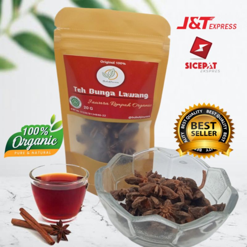 

Teh Bunga Lawang/Pekak Organic 20Gram