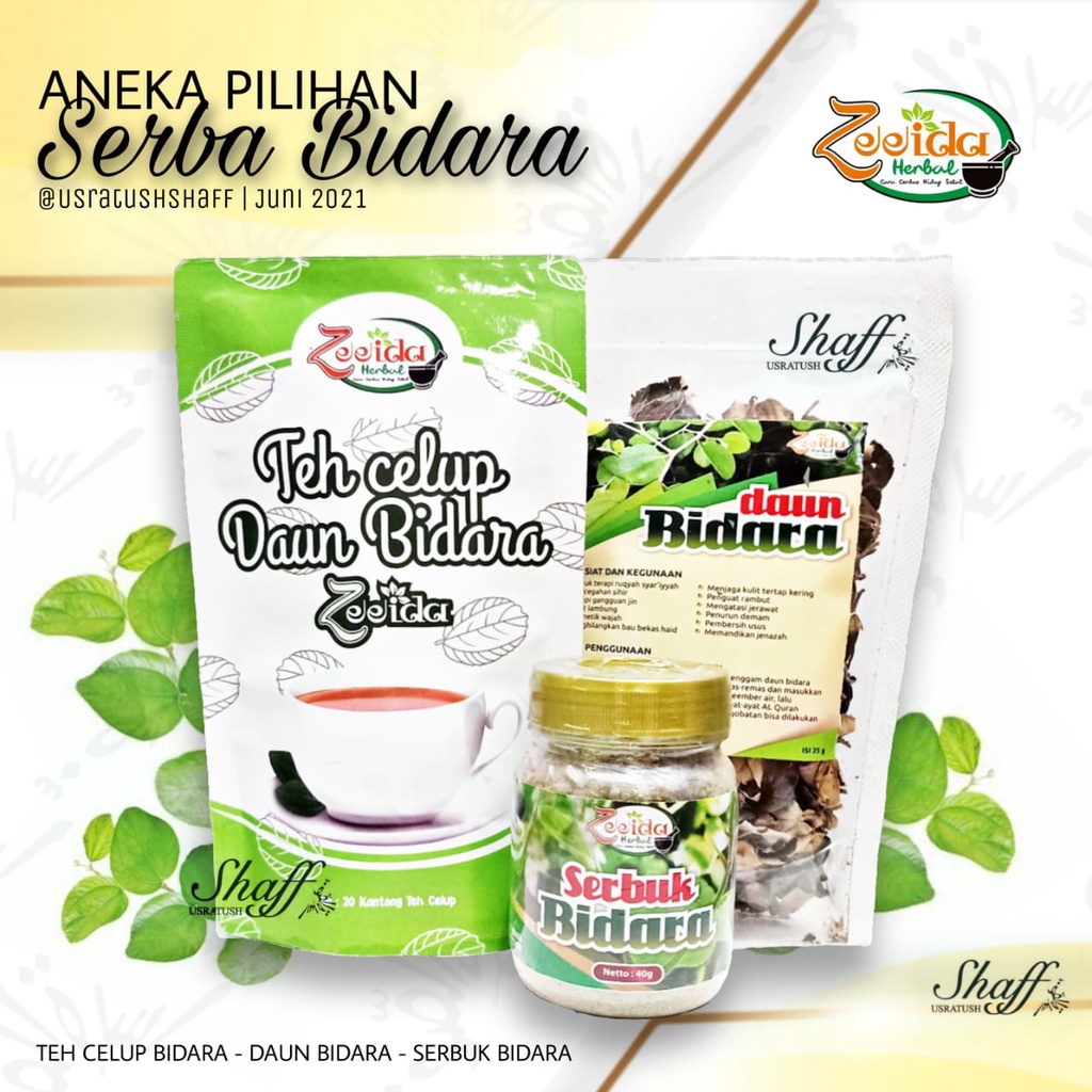 

teh celup daun bidara zeeida herbal