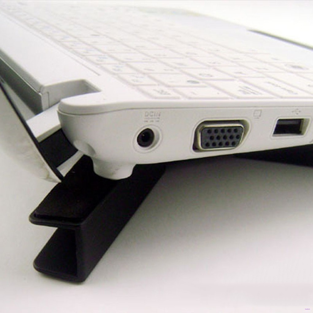 Stand Laptop Dengan Kipas Pendingin Ganda Dan Port Usb Warna Hitam