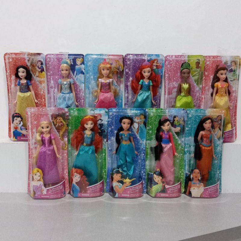 ORI original hasbro disney princess boneka doll aurora ariel rapunzel cinderella belle tiana snow white mulan kado mainan anak cewek perempuan peran hadiah ultah gift girl toy toys bentuk barbie