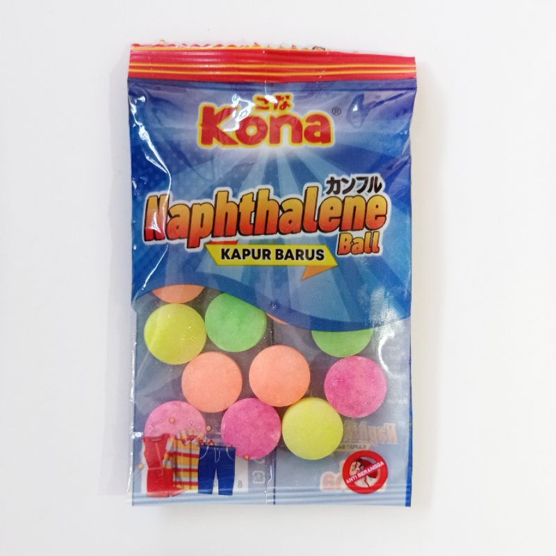 Kamper Ball / Kapur Barus Warna Kecil Sachet KONA - Kapur Ajaib