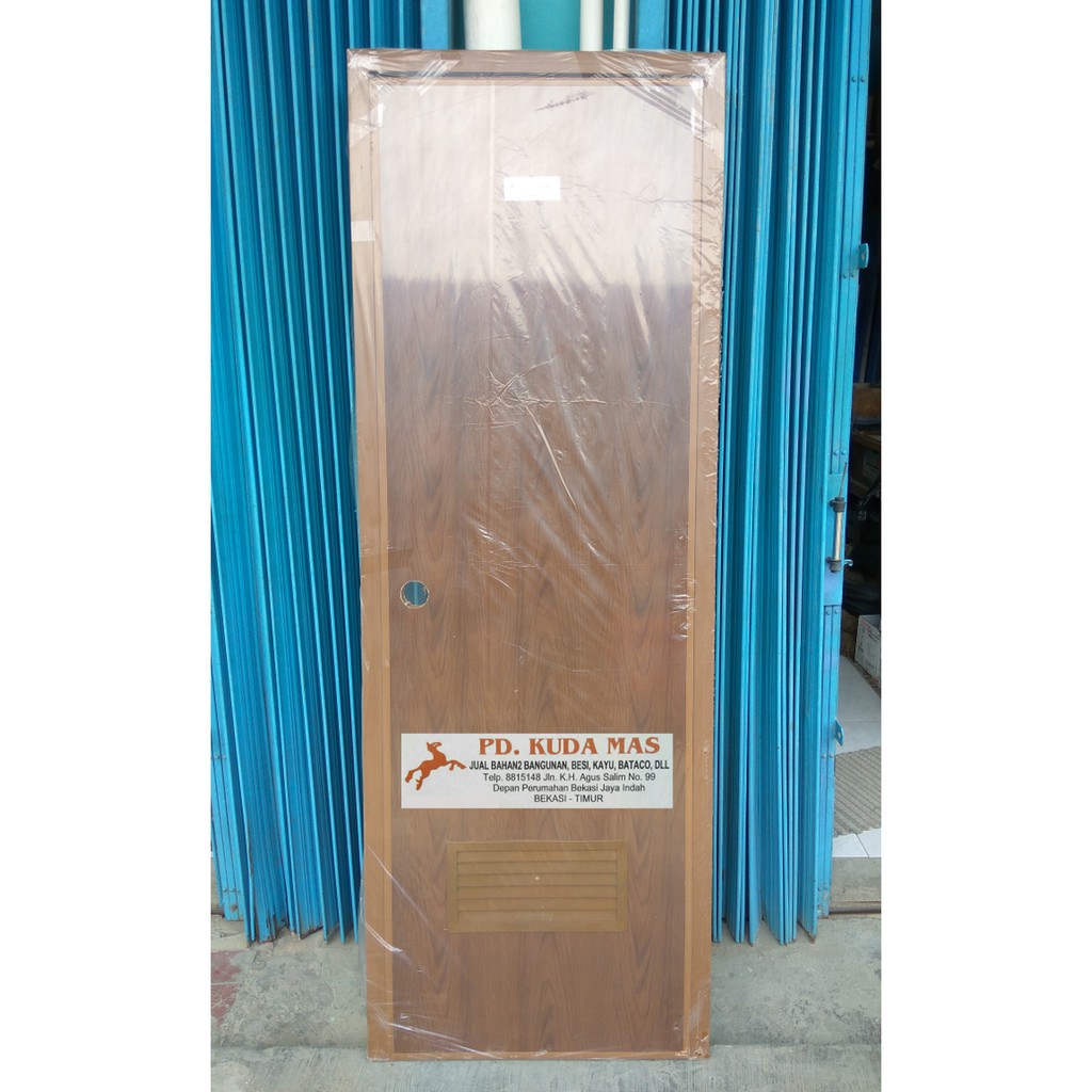 Jual Custom Pintu Pvc Muriko Coklat Murah