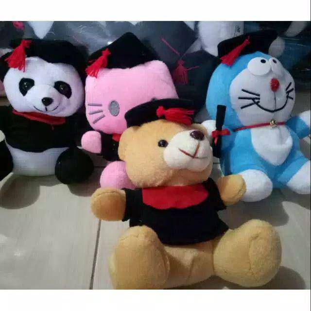 Boneka SNI wisuda karakter