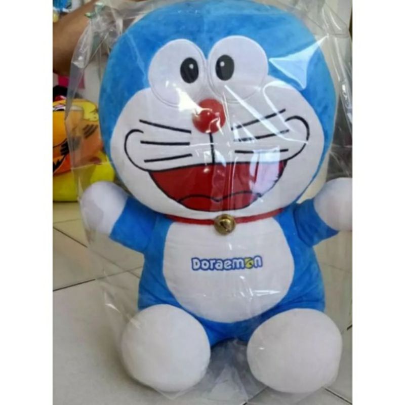 Boneka doraemon jumbo 65cm xxl bahan yelvo impor