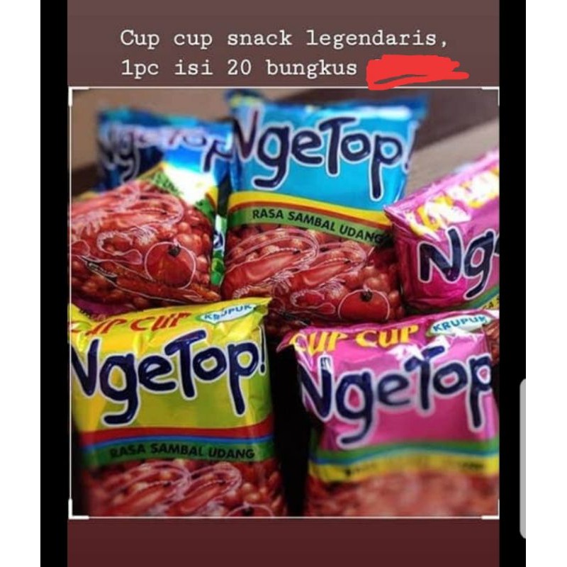 

Kerupuk Pilus Cup2 Kacang Snack Jadul Cupcup Ngetop kekinian