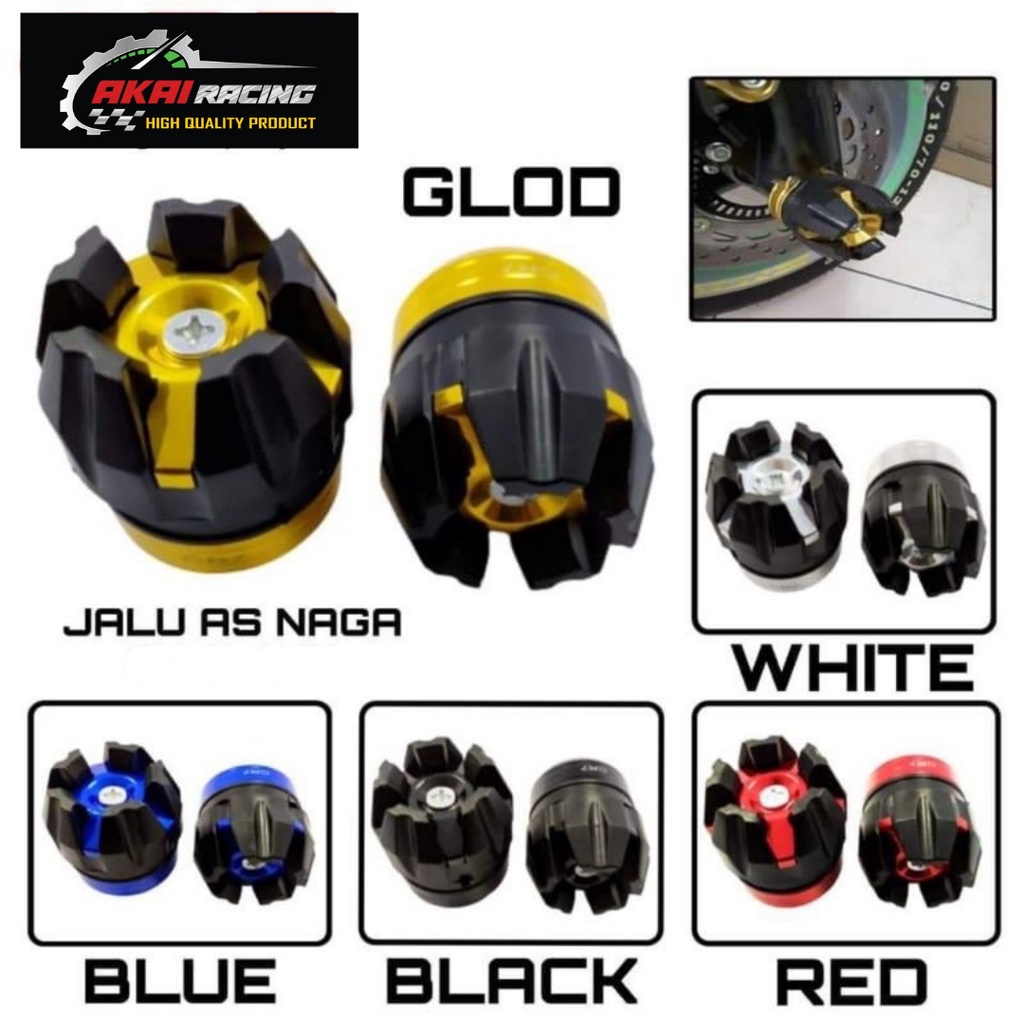Jalu As Roda Cocok Buat Roda Depan &amp; Roda Belakang Model Naga Universal Semua Motor