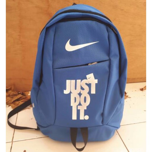 Backpac Tas Laptop Ransel Tas sekolah Kuliah tas ransel nike just do it hitam Merah terbaru free rain cover grosir