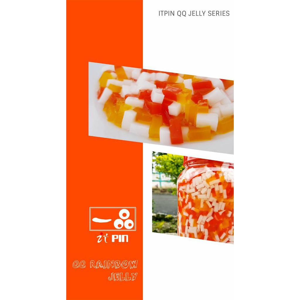 

SPECIAL!! Itpin Rainbow Jelly Premium Topping minuman KHUSUS GO SEND /GRAB