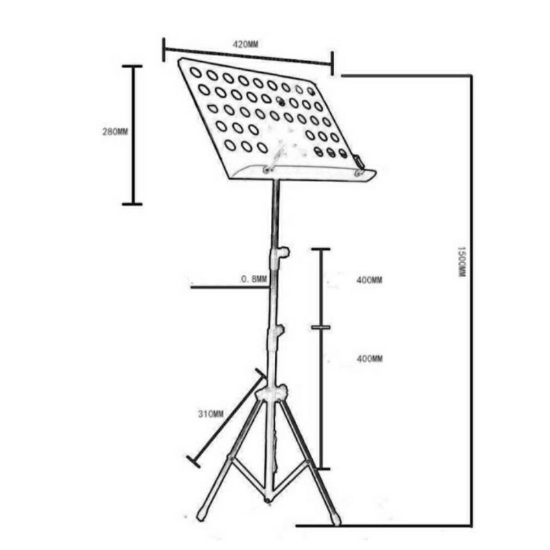 Stand Book 3R / Tempat Dudukan Lirik Lagu Musik / Stand Book Buku Besar / Stand Tinggi