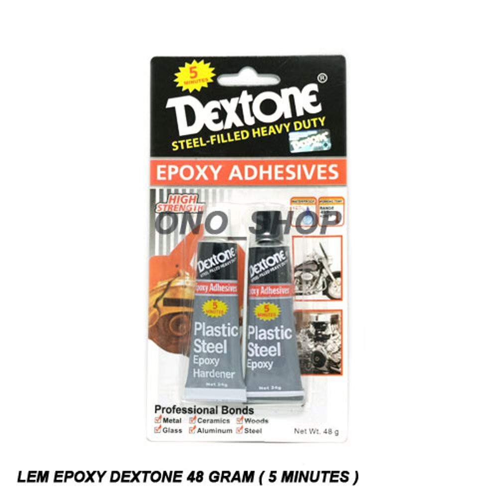 

Lem Epoxy Dextone 48 Gram ( 5 Menit )