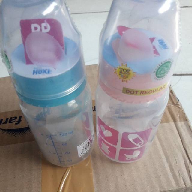 Huki botol susu , dot gepeng 120 ml