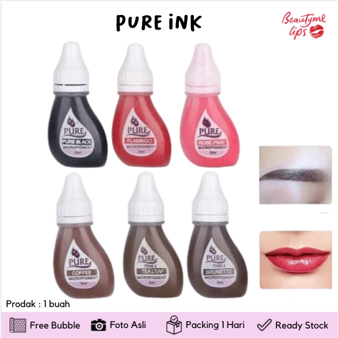 PURE INK TINTA SULAM BIBIR DAN SULAM ALIS / SULAM INK