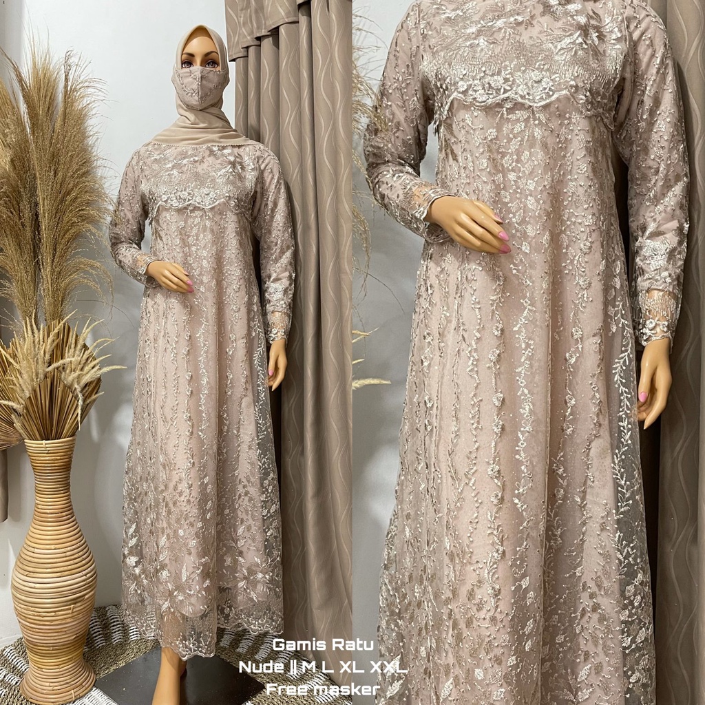 (COD) Gamis Tile Ratu| Gamis| Gamis Pesta| Gamis Kondangan| Gamis Tile| Gamis Brukat| Gamis Brokat| Gamis Pesta Terbaru| Gamis Brukat Terbaru| Baju Pesta Wanita Muslim| Baju Kondangan Wanita| Kebaya Modern| Dress Kondangan HANANIA KEBAYA MODREN