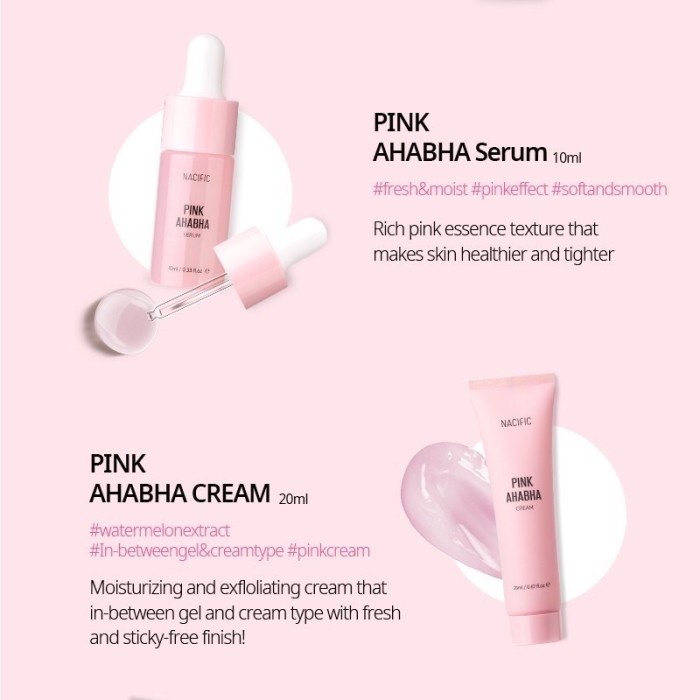 NACIFIC Pink AHABHA Kit (4 items) -BPOM