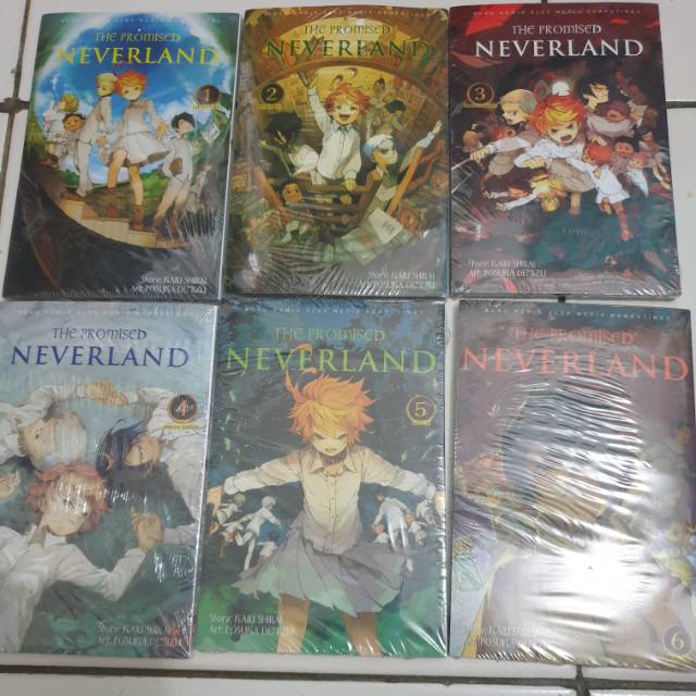 Komik The Promise Neverland vol 1-7 segel ori