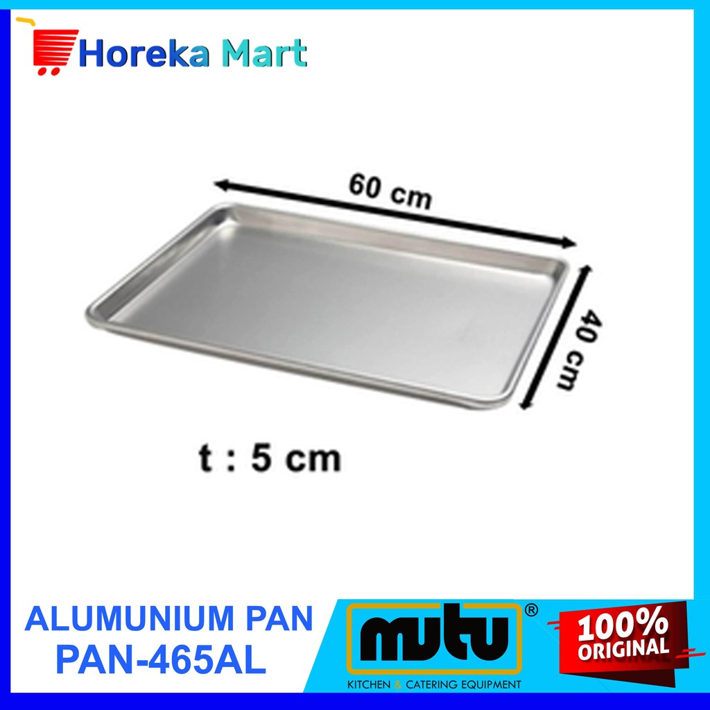 Loyang Kue Bakery Pan Alumunium Food Pan 5cm Mutu PAN465AL