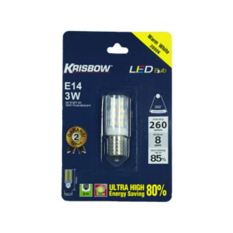 bohlam lampu led krisbow 3 watt tipe soket E14