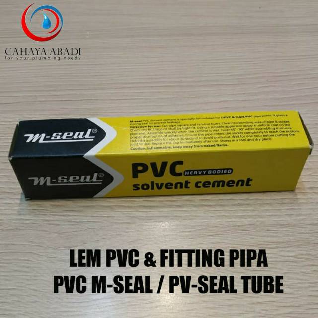 LEM PIPA DAN FITTING PVC - M-SEAL - LEM PV-SEAL - TUBE