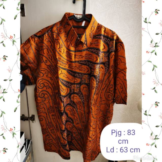 Kemeja Batik Pria Sutera Original Danar Hadi