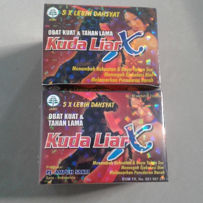 Paket 50 Box Kapsul Kuda Liar X Jamu Obt Kuat Tahan Lama