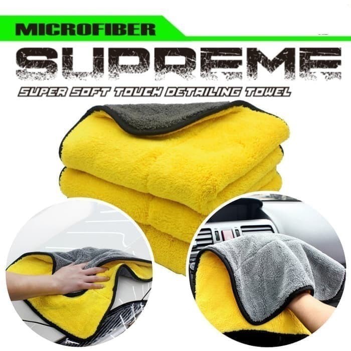 Kain Lap Microfiber Lap Microfiber Lembut anti Lecet 30x30cm 30 x 30 Grosir