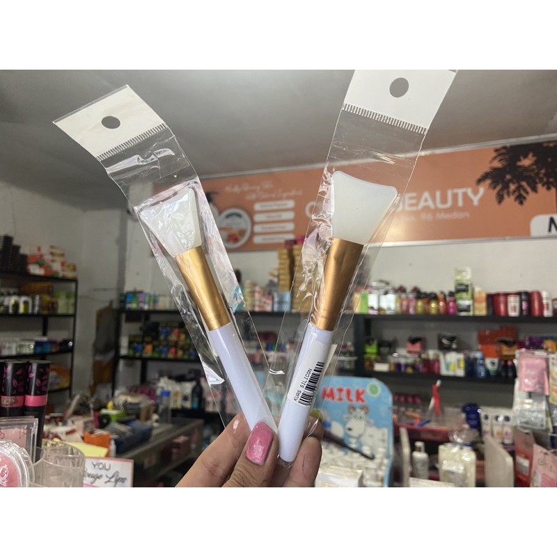 &lt;u.xx&gt; kuas Masker Silicon -- Kuas masker Silicon - kuas masker wajah padat silicon