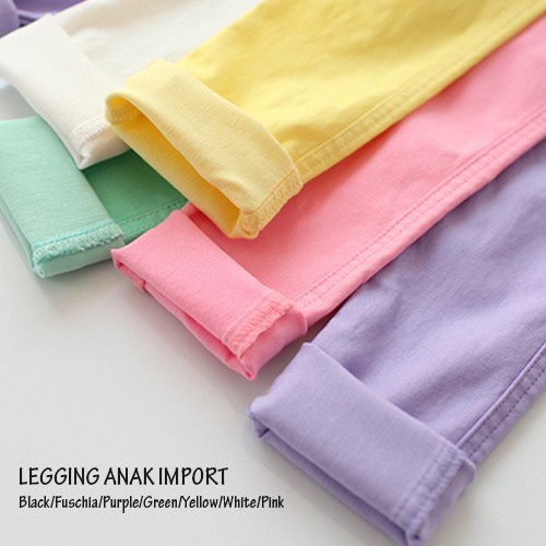 [Brandedbaby] 4-12T LEGGING ANAK PEREMPUAN IMPORT PREMIUM / JEGGING CELANA PANJANG COTTON STRETCH