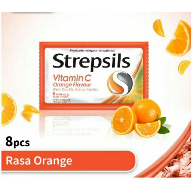 

Strepsils Candy 6'S/8'S Vit.C Orange