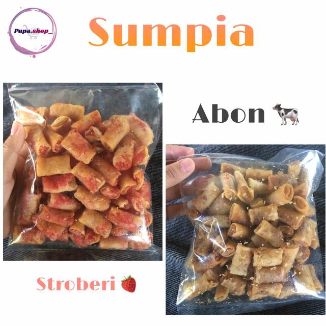 

Makanan jajanan ringan kue kering sumpia udang aneka rasa 250 gram