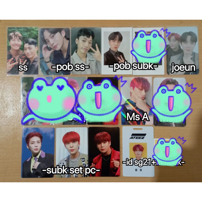 PC PHOTOCARD SAN JONGHO YUNHO ATEEZ SEASON SONGS SUBK POB JOEUN ID SG21 [TAG: SEONGHWA ALBUM ANNIV]