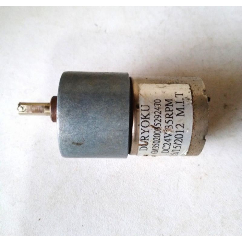 Dc Gearbox Motor 24V 35Rpm