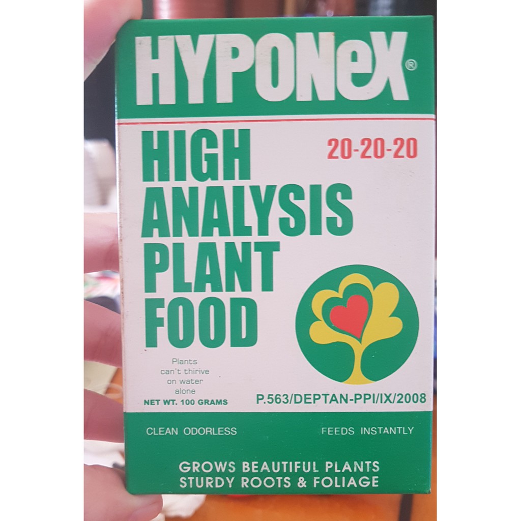 100gr HYPONEX 20-20-20 Pupuk / Nutrisi Tanaman Daun- Bunga- Buah