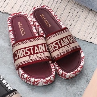 Sandal slop D1or WANITA TERLARISSS CRISSTIaN D10r  ORIGINAL BALANCE 1239 36-40// SANDAL SELOP IMPORT CINA PEREMPUAN tebal