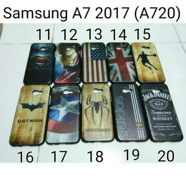 Hardcase Karakter For Samsung A7 2017 / Backhard Case Samsung A7 2017