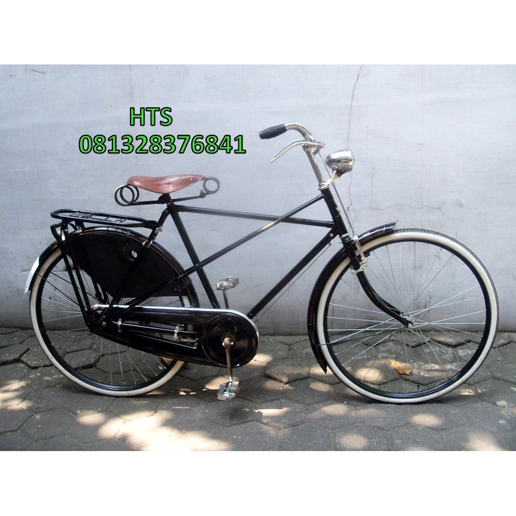 SEPEDA ONTHEL SILANG GAPIT SEPEDA ONTHEL KRUISFRAME BENTUK UNIK KLASIK