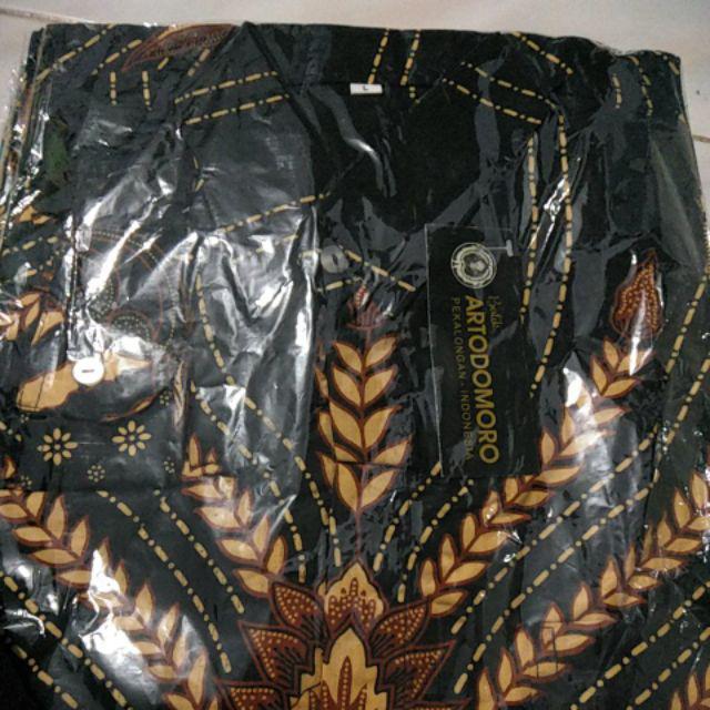 Kemeja Batik Pria Lengan Panjang Motif Sekar Jagad